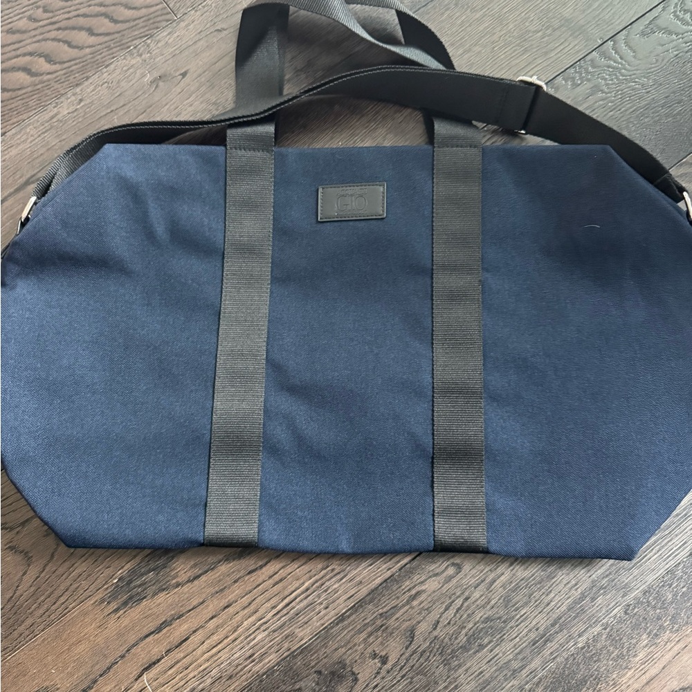 Giorgio Armani Navy Blue Tote Bag